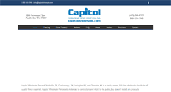 Desktop Screenshot of capitolwholesale.com