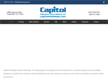 Tablet Screenshot of capitolwholesale.com